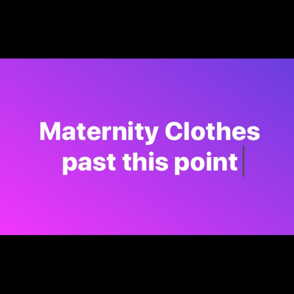 Deeply Discounted!! Maternity clothing